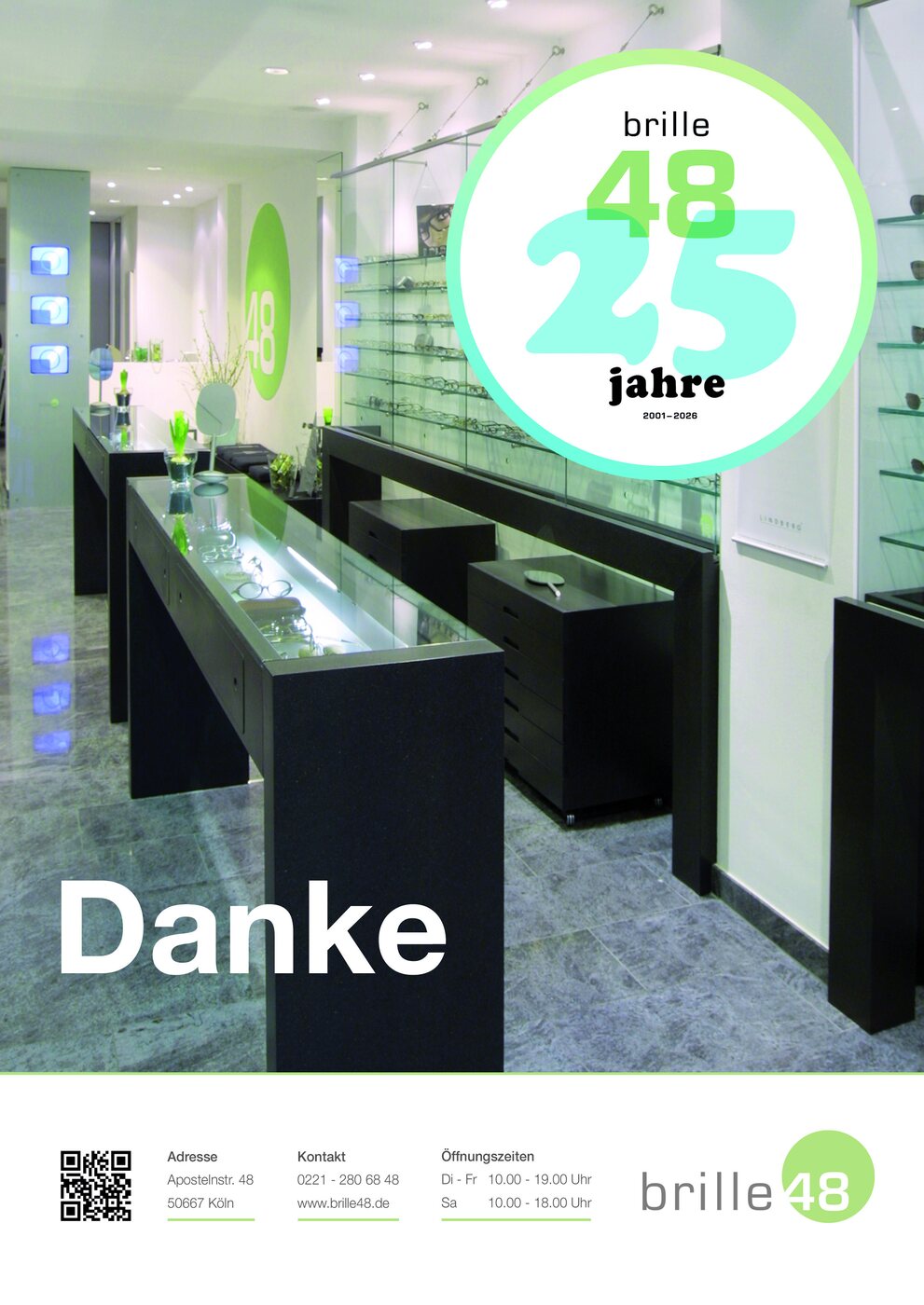Brille 48 in der Kölner Innenstadt