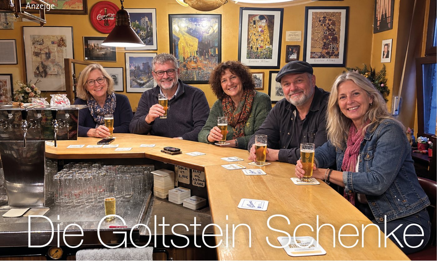 Theke der Goltstein Schenke in Köln-Bayenthal