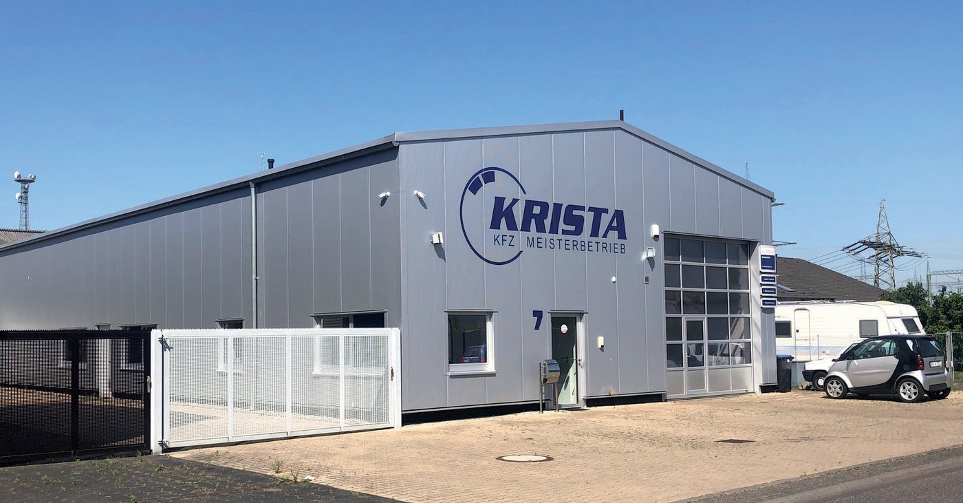 Werkstattgebäude des Kfz-Meisterbetriebs Krista