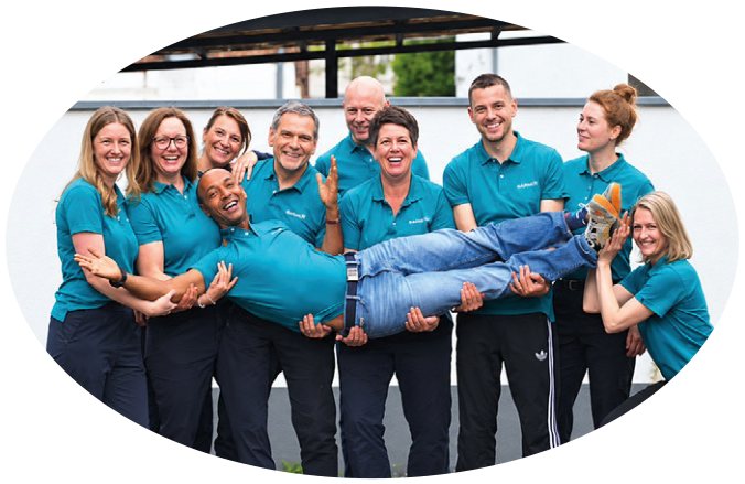 Das Team von PHYSIOHARMONY in Köln-Bayenthal