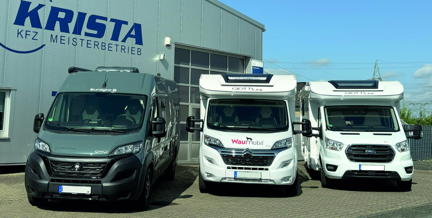 Wohnmobil der Wohnmobilvermietung Krista