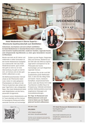 Seite 13, 4*S Hotel Restaurant Weidenbrück & Spa