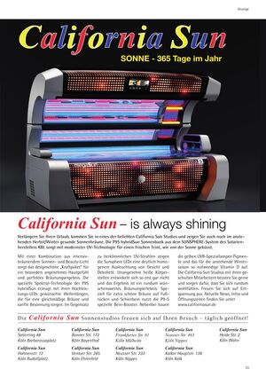 Seite 33, California Sun