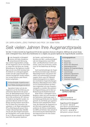 Seite 36, Augenärzte an der Ville – Dr. Kompa, Tympner, Prof. Dr. Terai