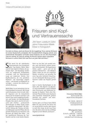 Seite 20 im Heft königsdorf [er]leben mit dieser Anzeige