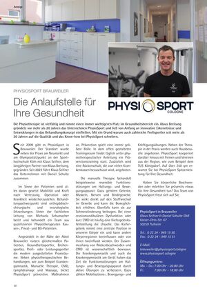 Seite 50 im Heft königsdorf [er]leben mit dieser Anzeige