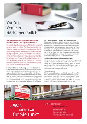 Seite 7 im Heft königsdorf [er]leben mit dieser Anzeige