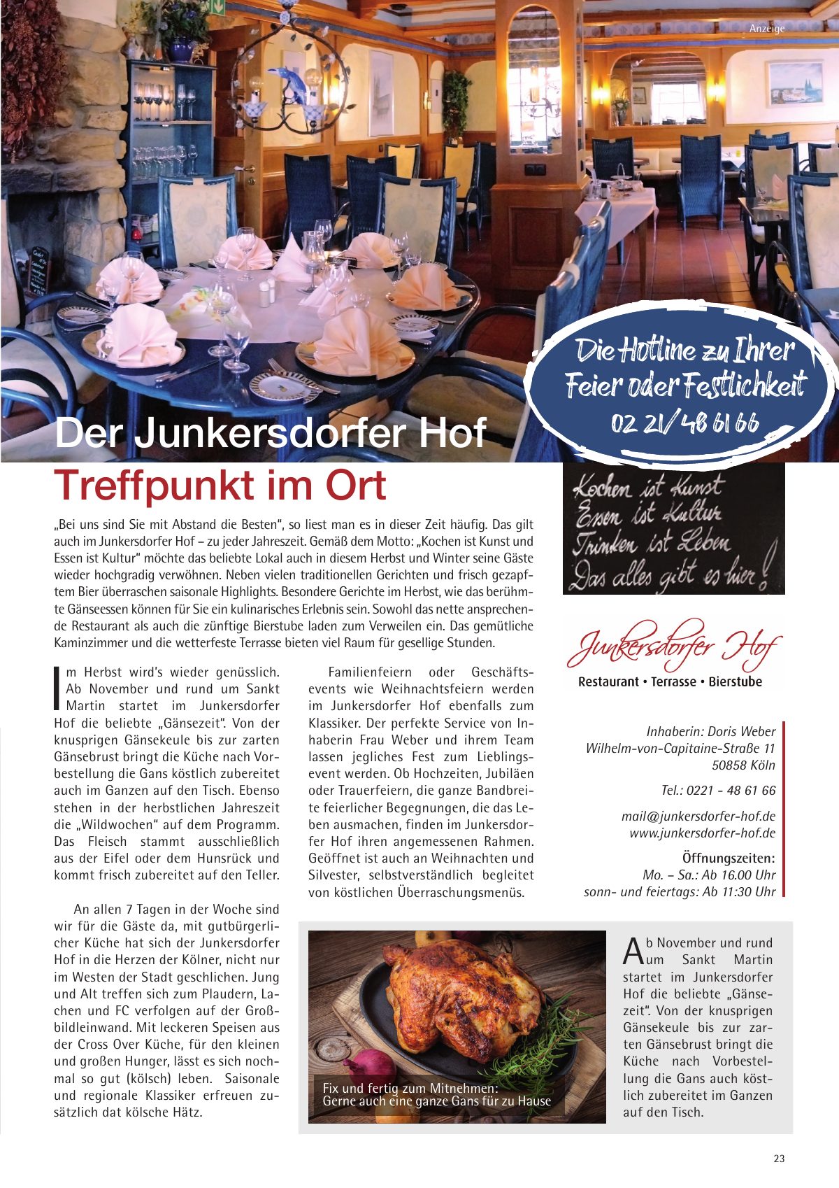 Seite 23 im Heft königsdorf [er]leben.