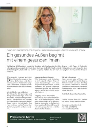 Seite 38 im Heft südstadt [er]leben mit dieser Anzeige