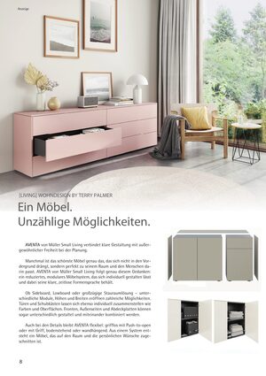 Seite 8, [living] wohndesign by Terry Palmer
